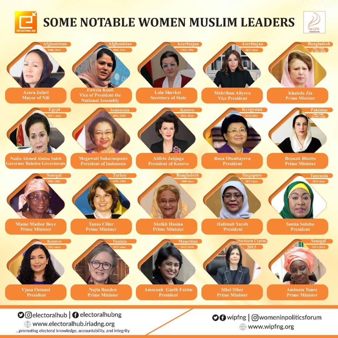 Some Notable Women Muslim Leadership