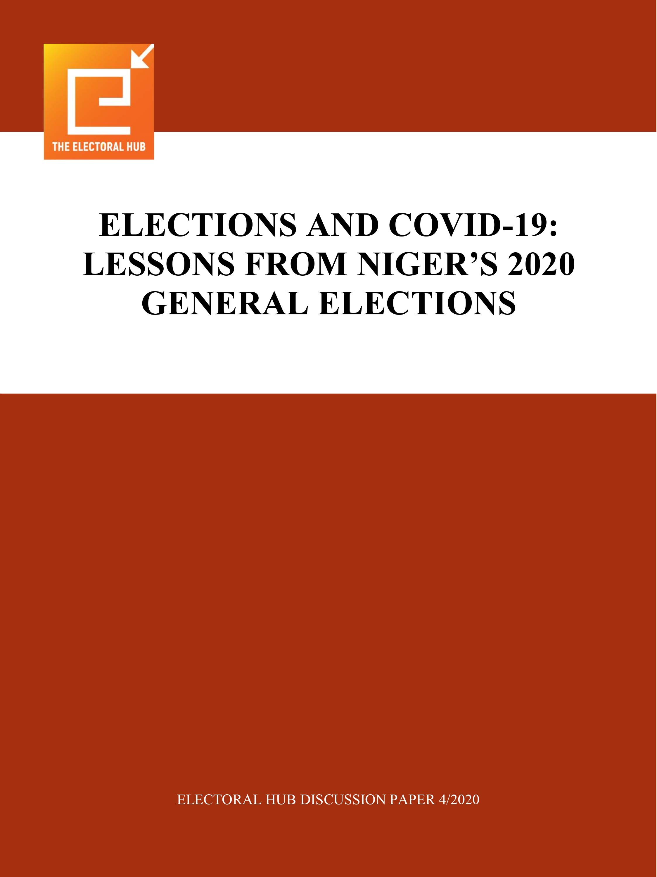 Elections and Covid-19: Lessons from Niger’s 2020 General Elections