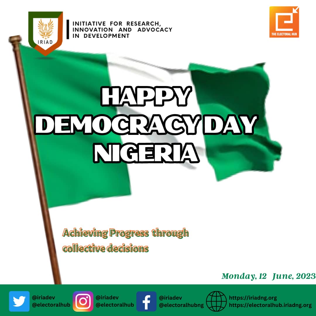 Happy Democracy Day Nigeria