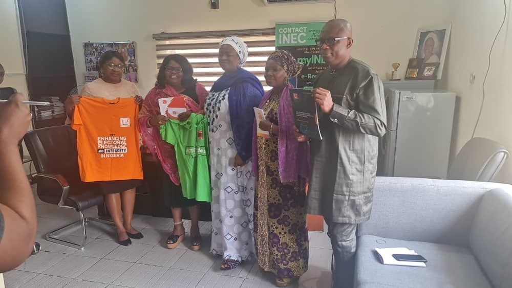 Courtesy visit to INEC’s Gender and Inclusivity Department